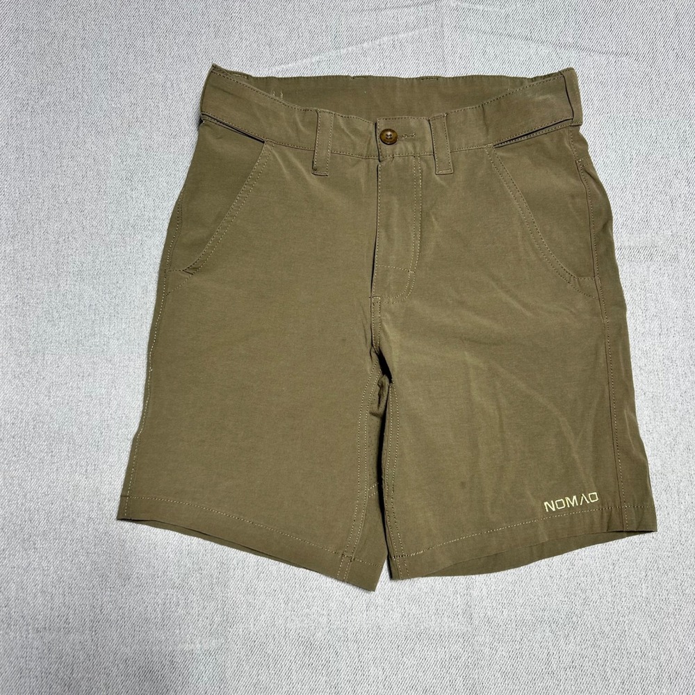 Nomad Shorts Mens Size‎ S Brown Performance Stretch Lightweight Outdoor Hiking